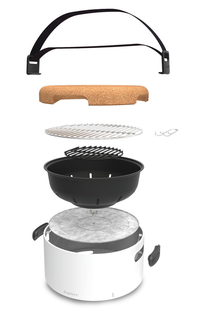 BergHOFF INTERNATIONAL Tabletop BBQ, Main, color, White