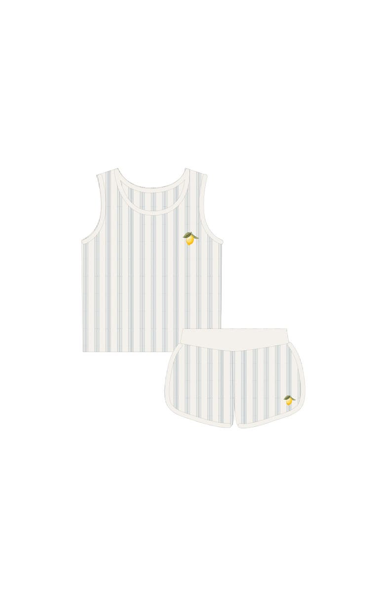Ely's & Co. Lemon Peach Collection - Boys Tank and Shorts, Main, color, Lemon