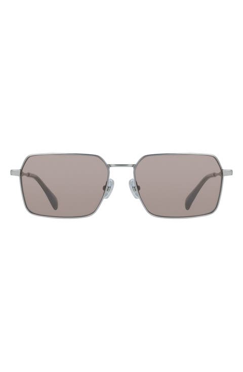 58mm Modified Rectangular Sunglasses