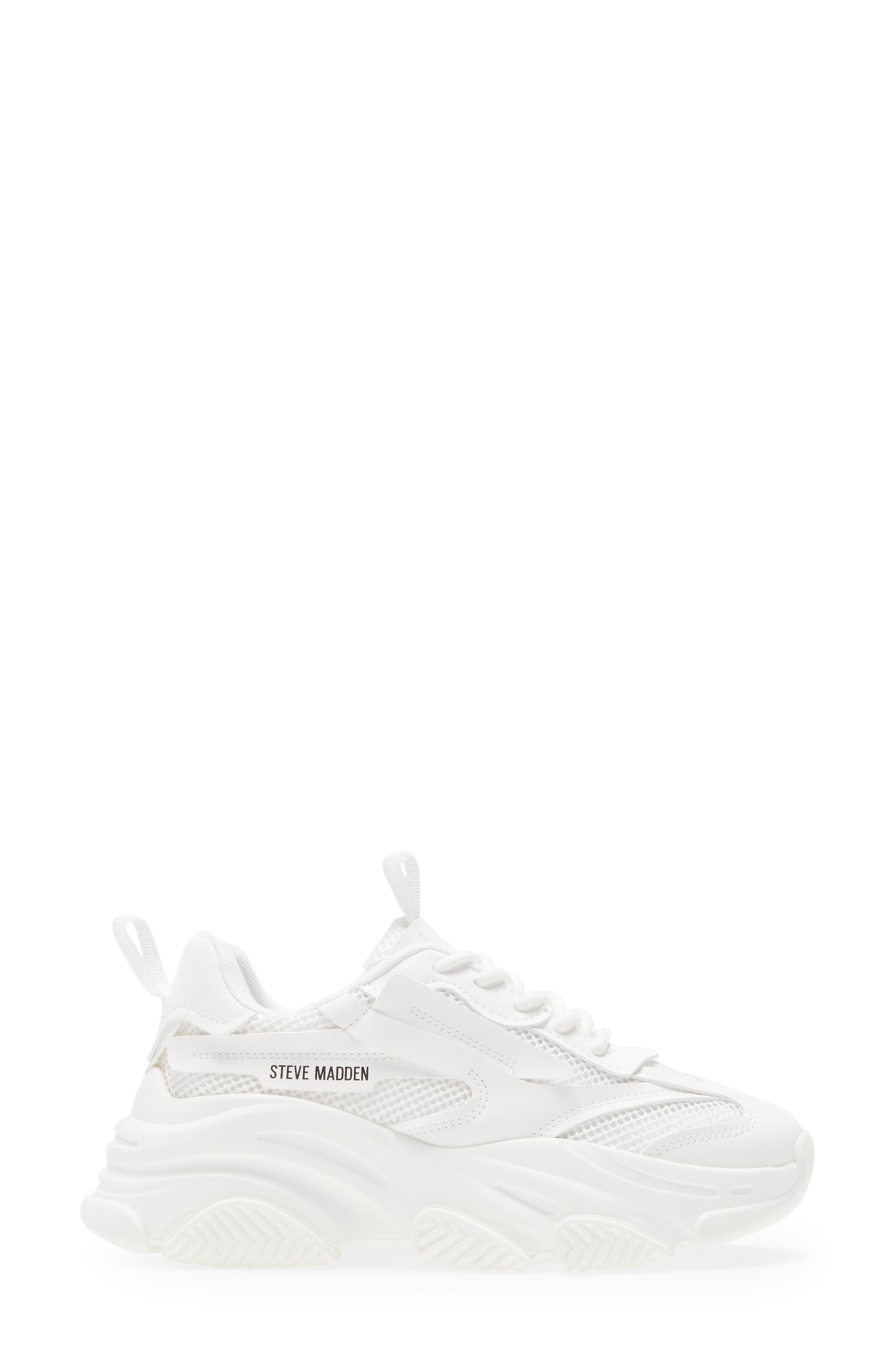 Steve Madden Possession Sneaker, Alternate, color, White