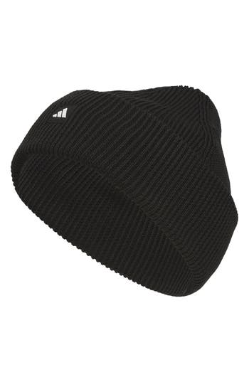 Agron Premium Cuff Fold Beanie In Black