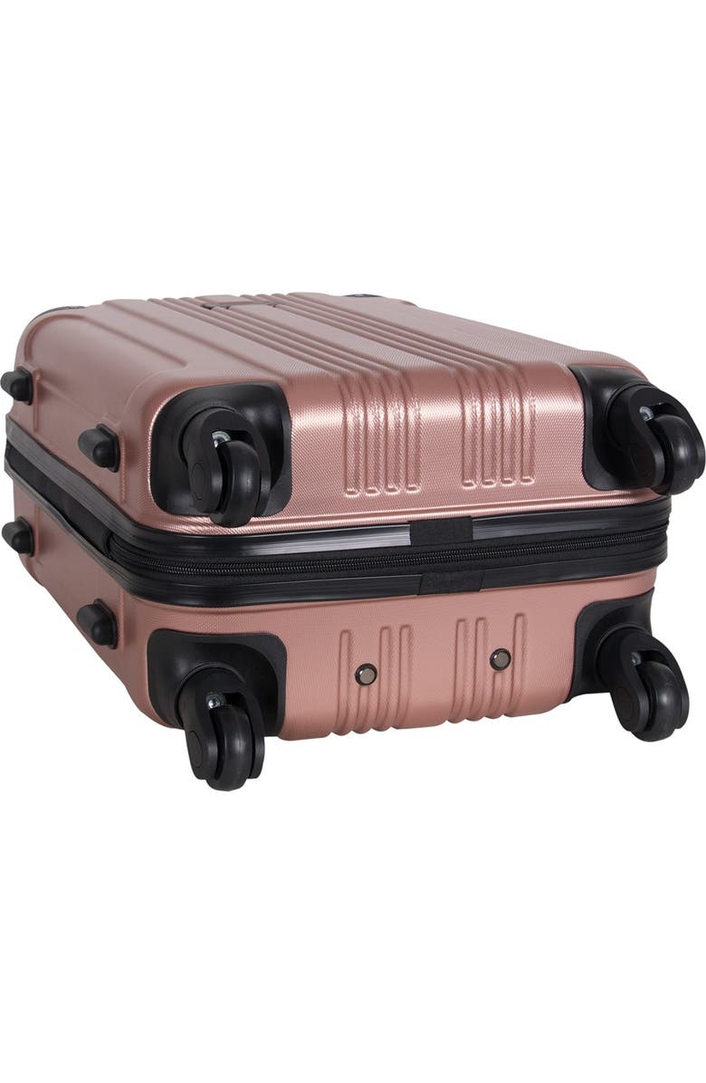 Kenneth Cole Reaction Out of Bounds 3-Piece Durable Hardshell Luggage Set, Alternate, color, Rose Gold