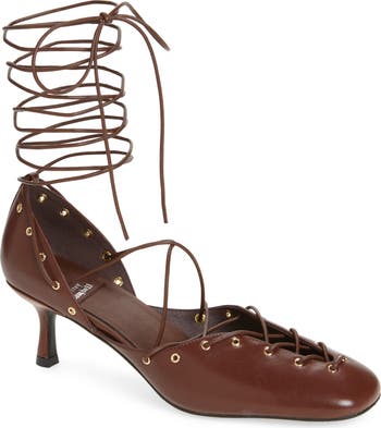 Martine Ankle Wrap Pump