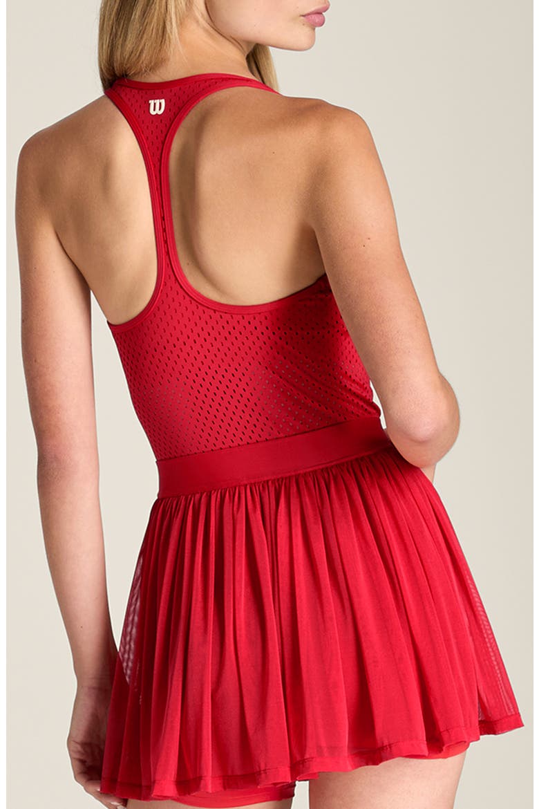 Headliner Tennis Dress, Alternate, color, VARSITY RED