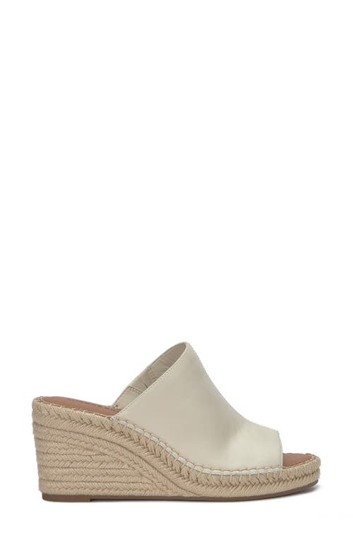 Lucky Brand Cabriah Espadrille Platform Wedge Slide Sandal In Tusk
