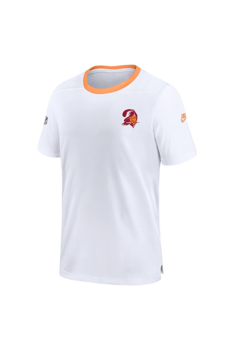 Men's Nike  White Tampa Bay Buccaneers Throwback Coach Performance T-Shirt, Alternate, color, White