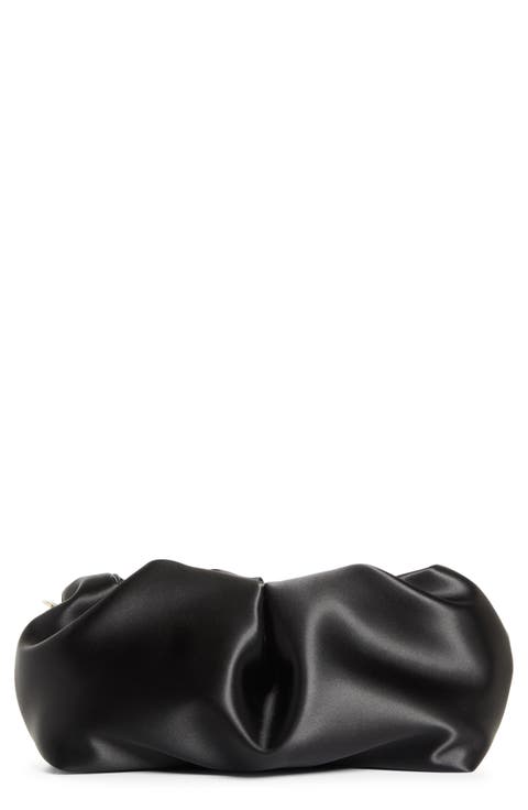 Eva Neoprene Satin Clutch