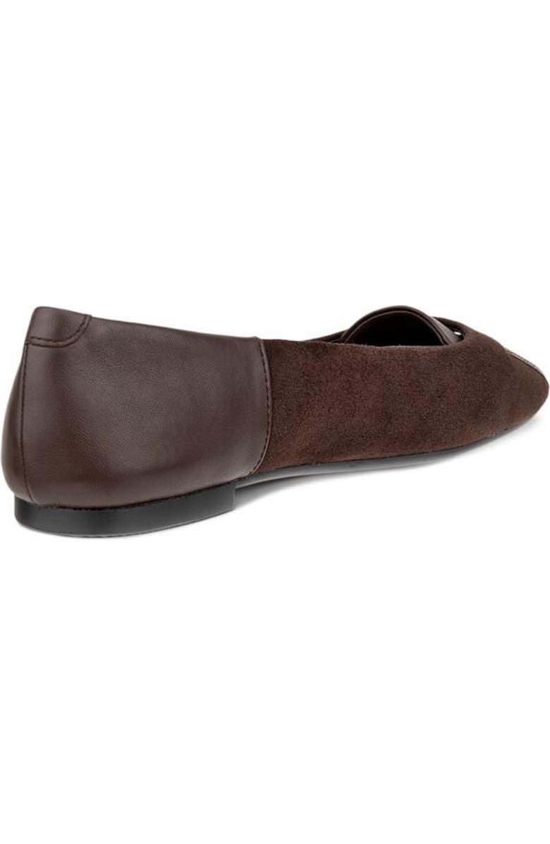 ECCO Margot Origami Ballet Flat, Alternate, color, Mocha/ Mocha