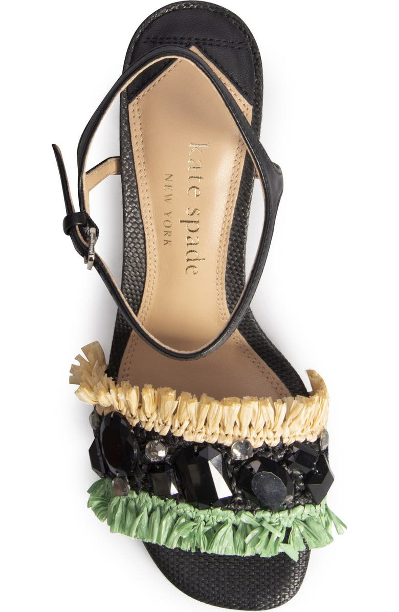 Kate Spade New York bora bora crystal block heel sandal, Alternate, color,