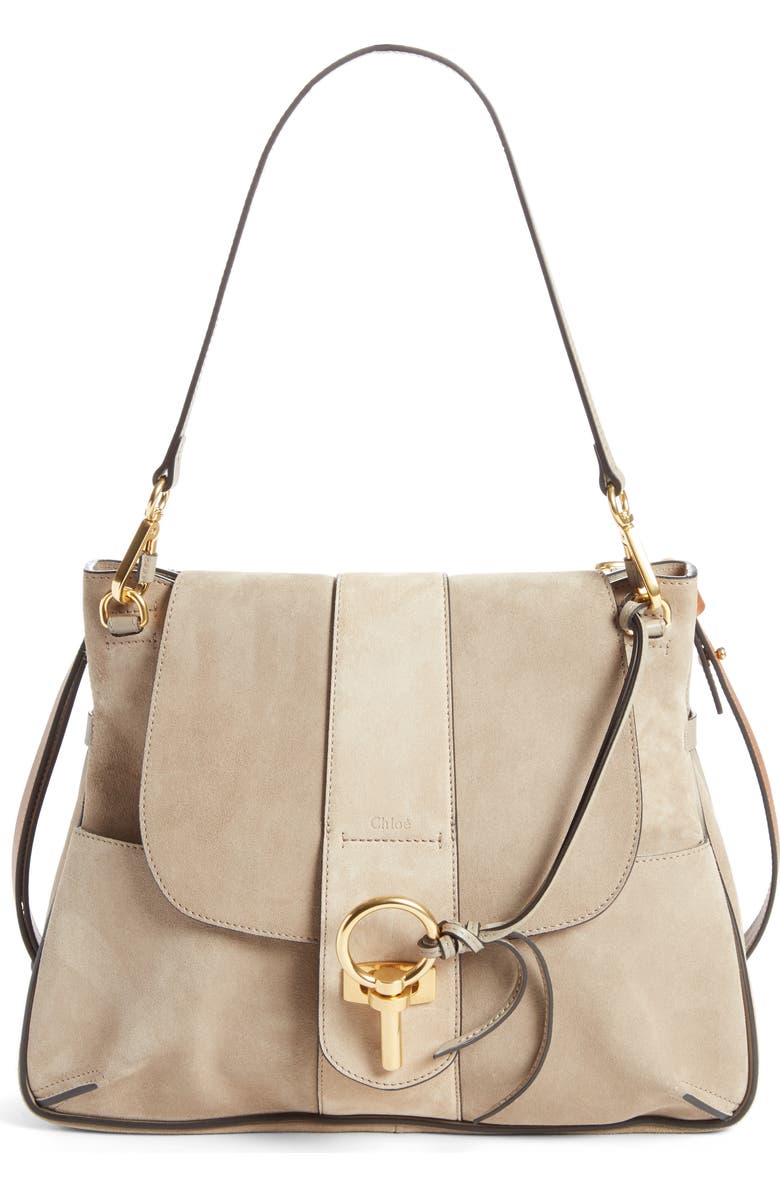 Chloé Medium Lexa Leather Shoulder Bag, Main, color,