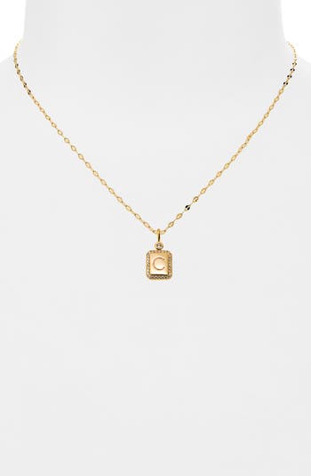 Initial Pendant Necklace