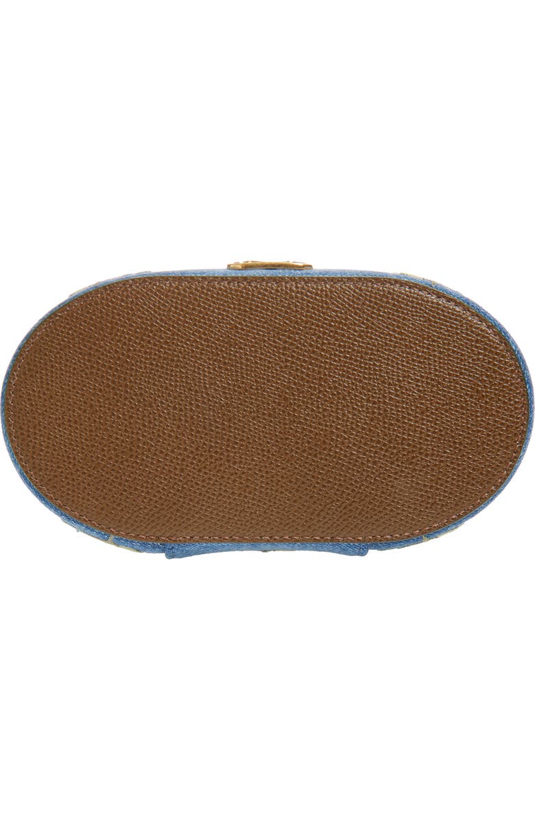 Valentino Garavani VLOGO Signature Embroidered Vanity Case, Alternate, color, Blue Multi