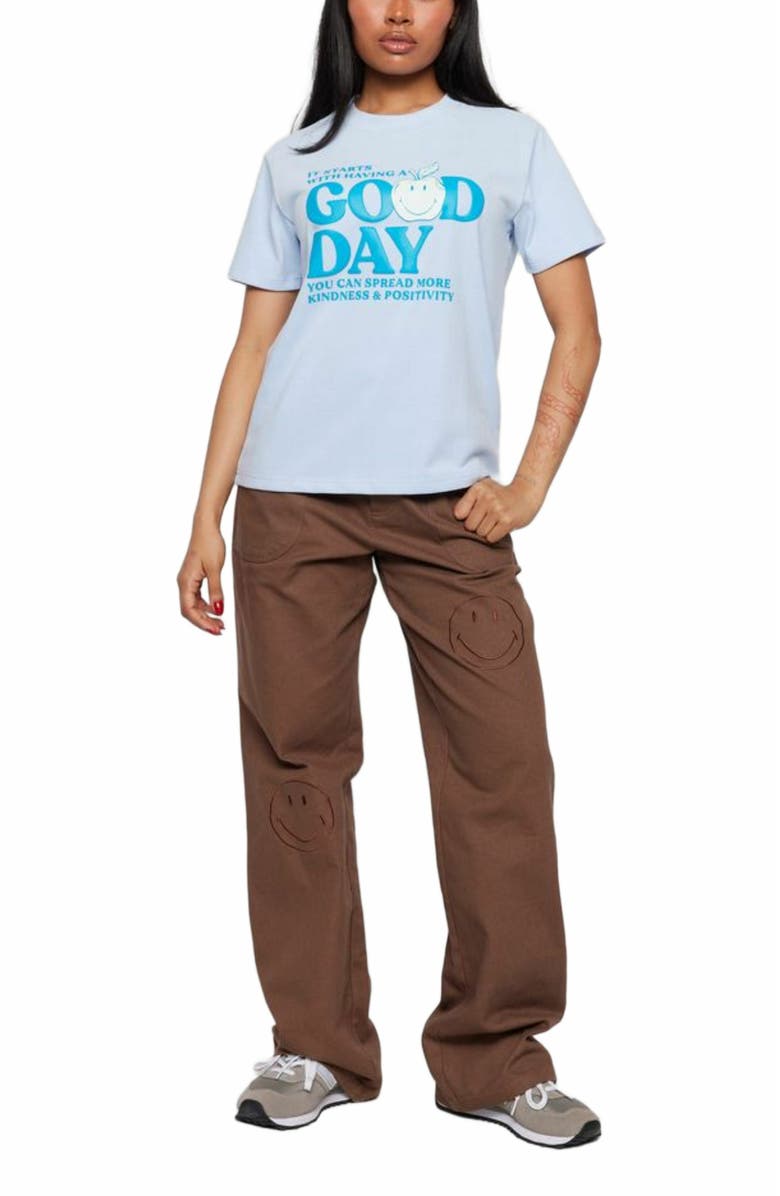 Samii Ryan GOOD DAY BOXY TEE, Main, color, Blue