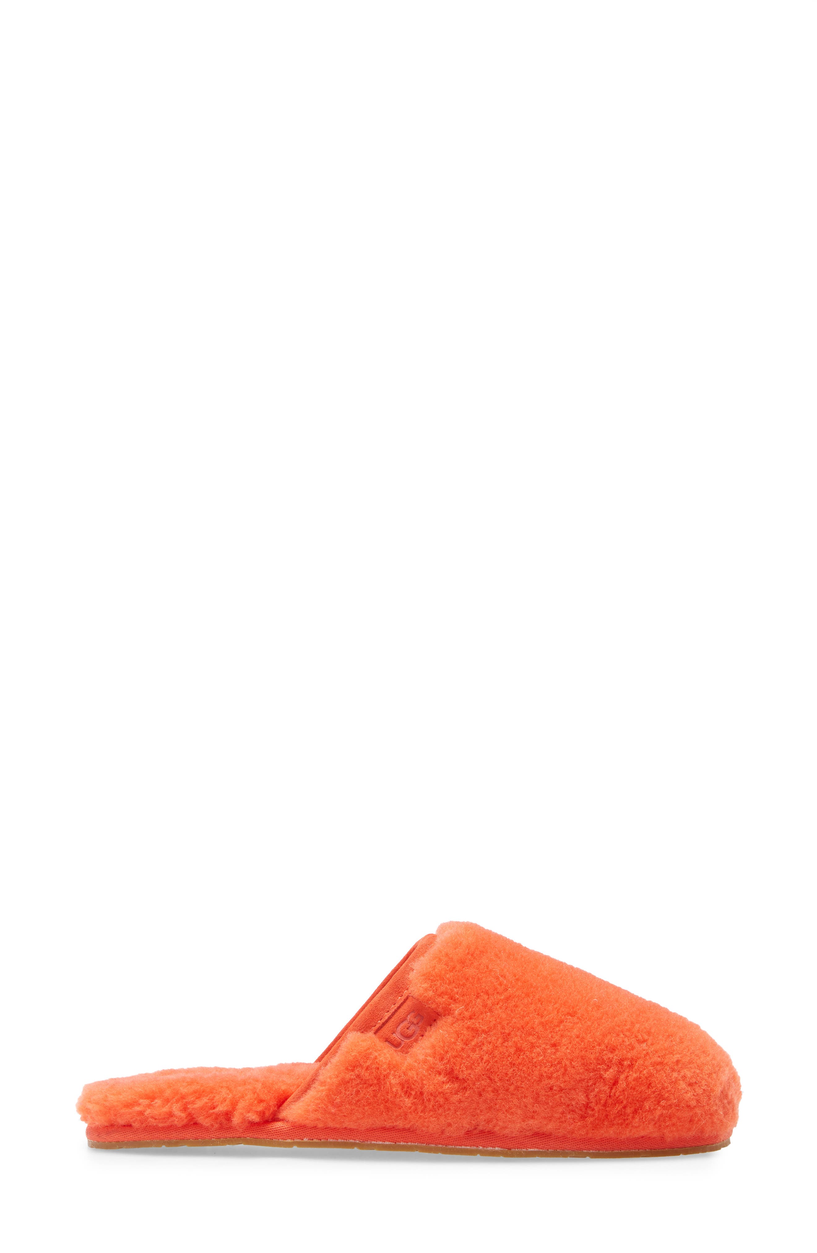 Fluffette Slipper, Alternate, color, LAVA FLOW