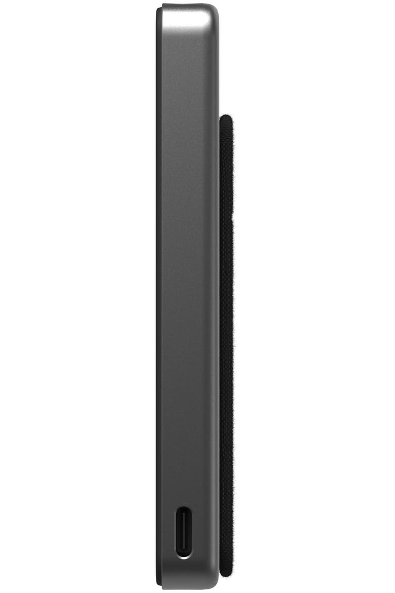 Powerstation Wireless 5,000 mAh Slim 15W Power Bank with Stand, Alternate, color, Black