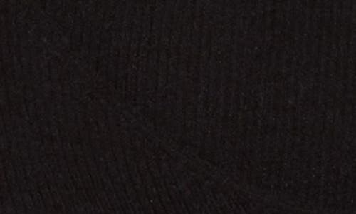 Max Studio Faux Wrap Knit Sweater In Black