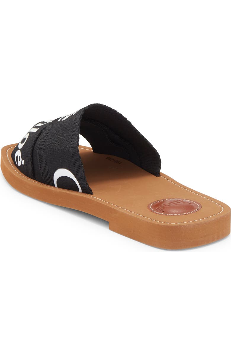 Chloé Woody Logo Slide Sandal, Alternate, color,