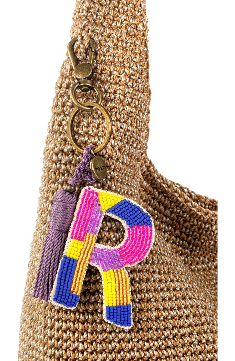 The Sak Yarnicharmz Hand Crochet Dangle - Letters, Alternate, color, R