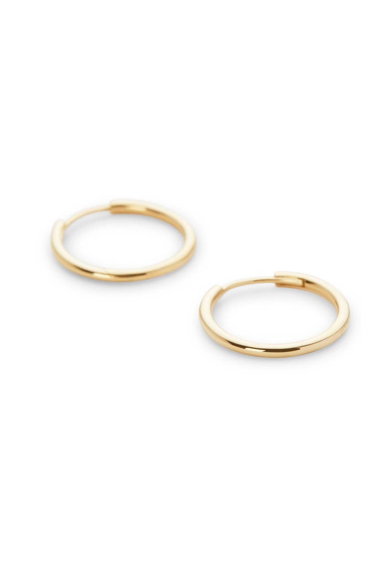 Small Gold Hoop Earrings - Gold Hoops Small, Alternate, color, Gold