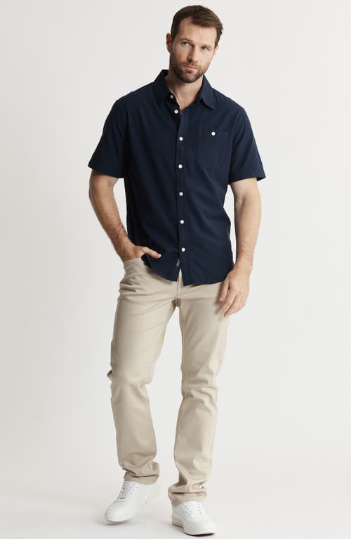 Jachs Classic Oxford Short Sleeve Button-up Shirt