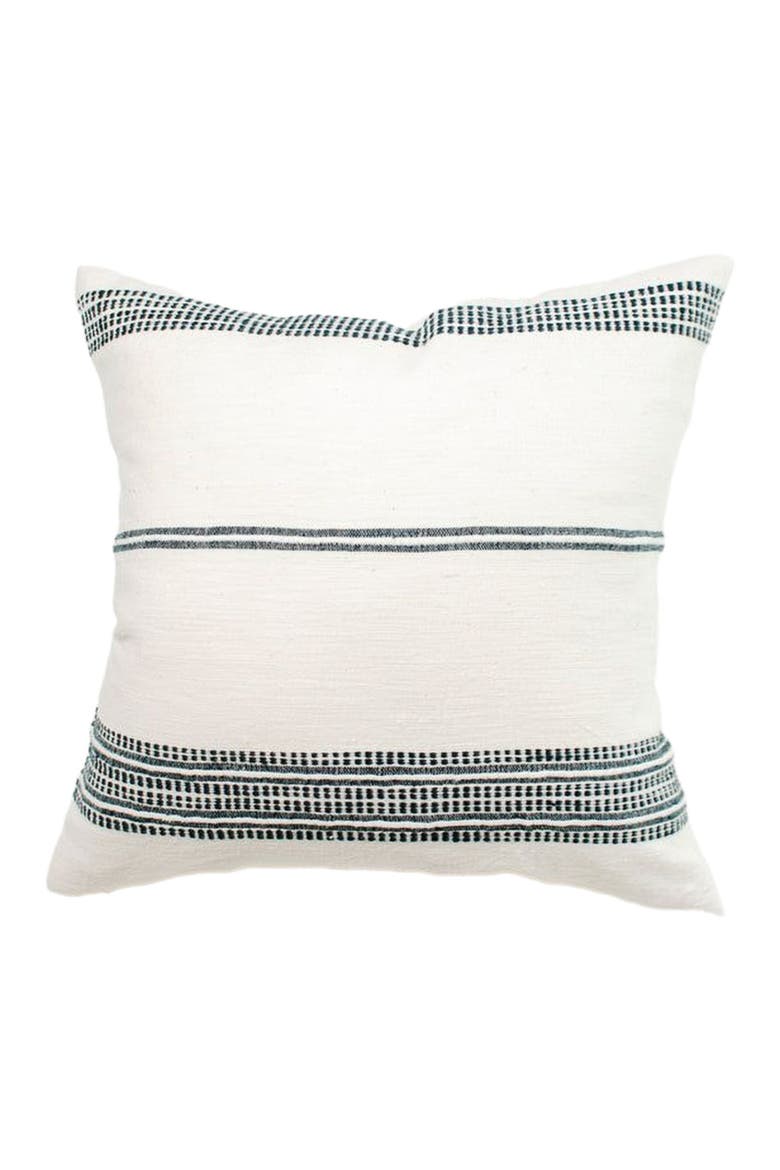 Aden Throw Pillow Cover, Main, color, Natural w/ Navy