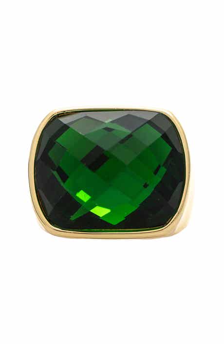 RIVKA FRIEDMAN Faceted Stone Cocktail Ring