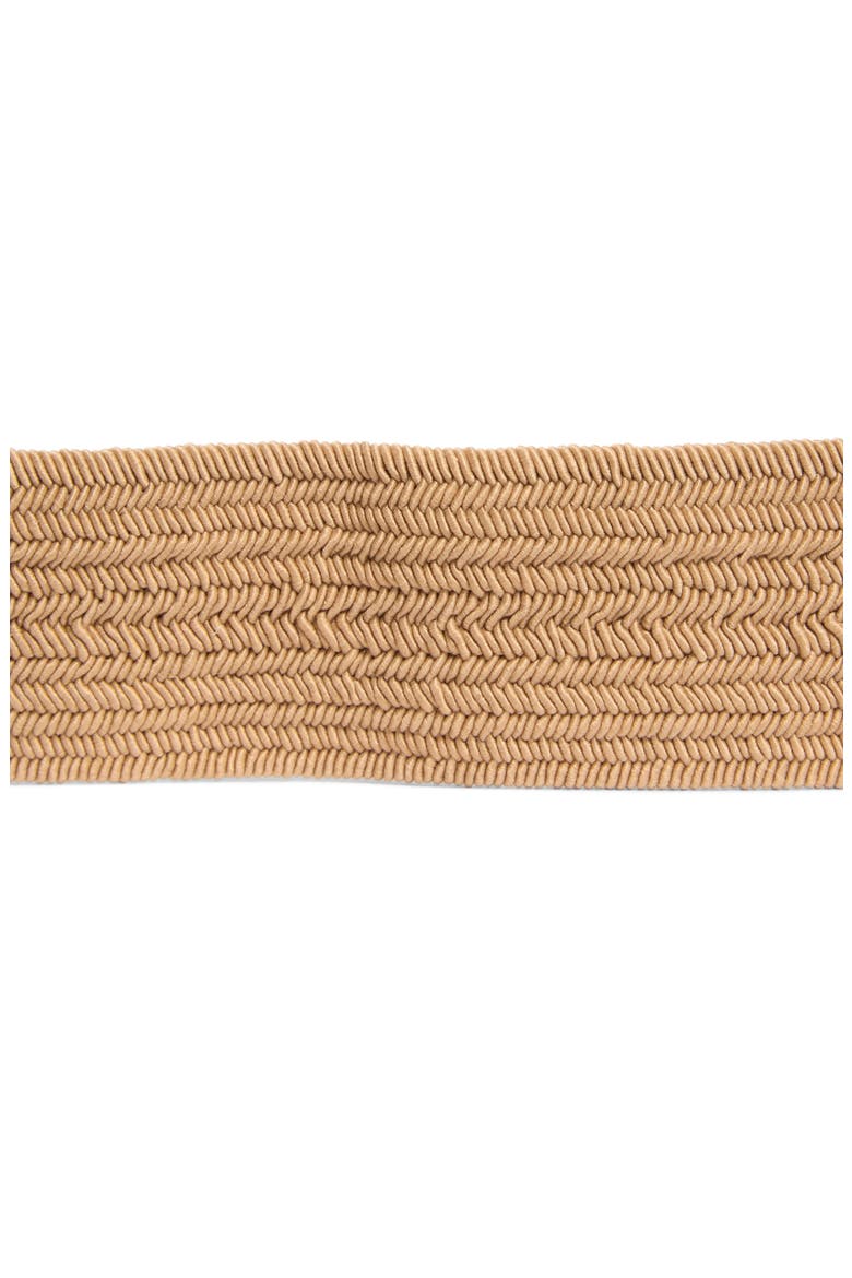 Braided Stretch Belt, Alternate, color, NATURAL