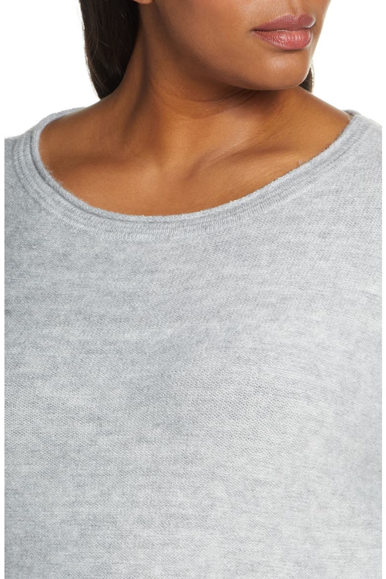 Tunic Sweater, Alternate, color, GREY HEATHER
