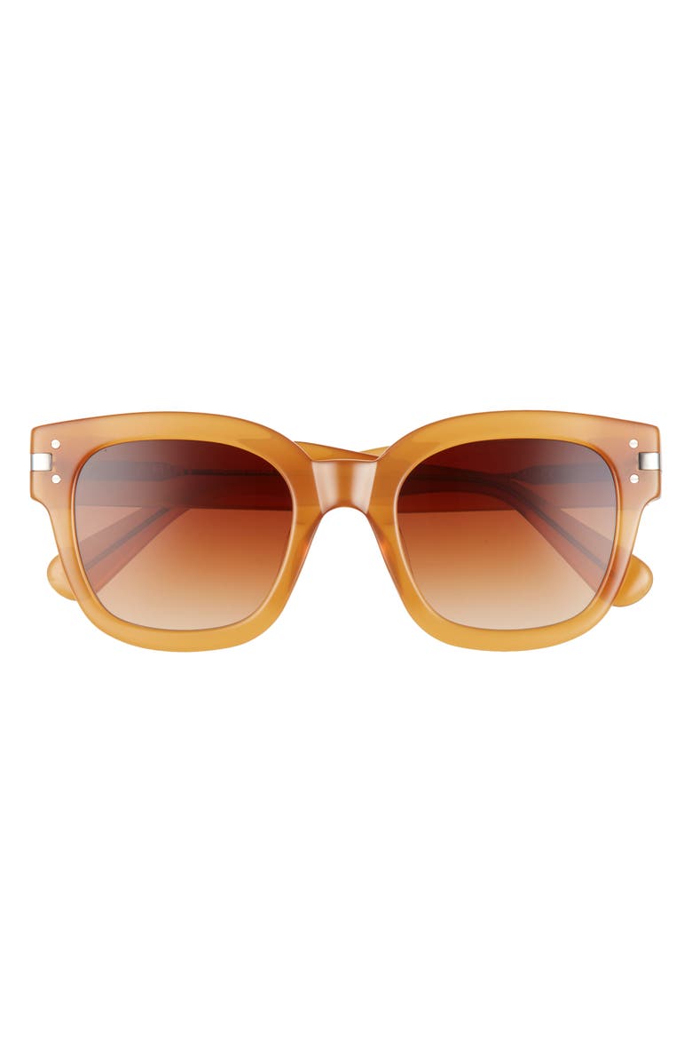 AMIRI Classic Logo Square Sunglasses, Main, color, 