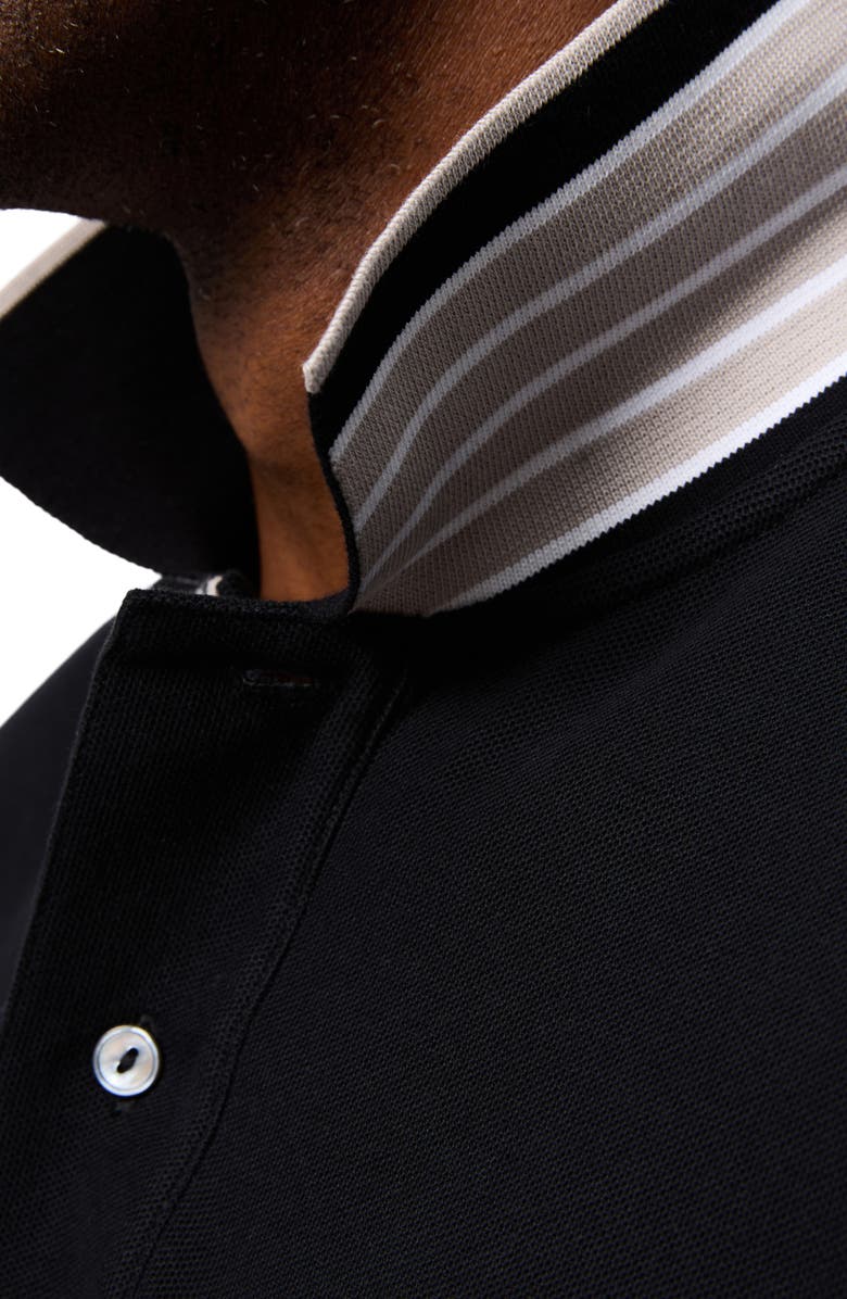 Psycho Bunny Cambridge Tipped Piqué Knit Polo, Alternate, color,