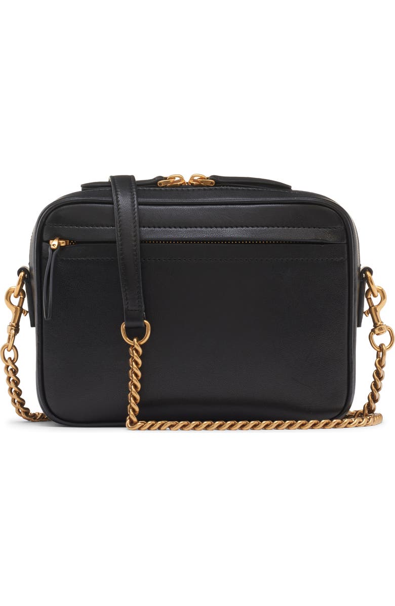 Valentino Garavani Viva Superstar Lambskin Leather Crossbody Bag, Alternate, color, Nero/ Spice