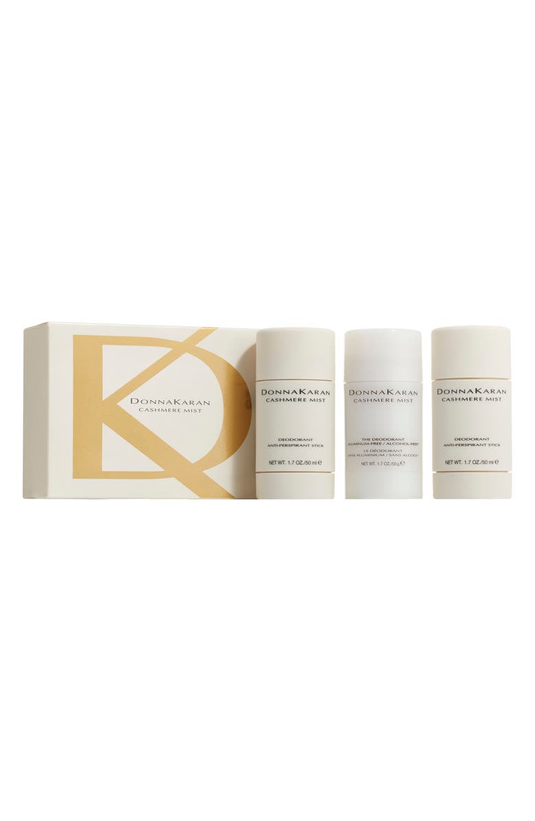 Donna Karan New York Cashmere Mist Deodorant Trio Set $96 Value, Alternate, color, 