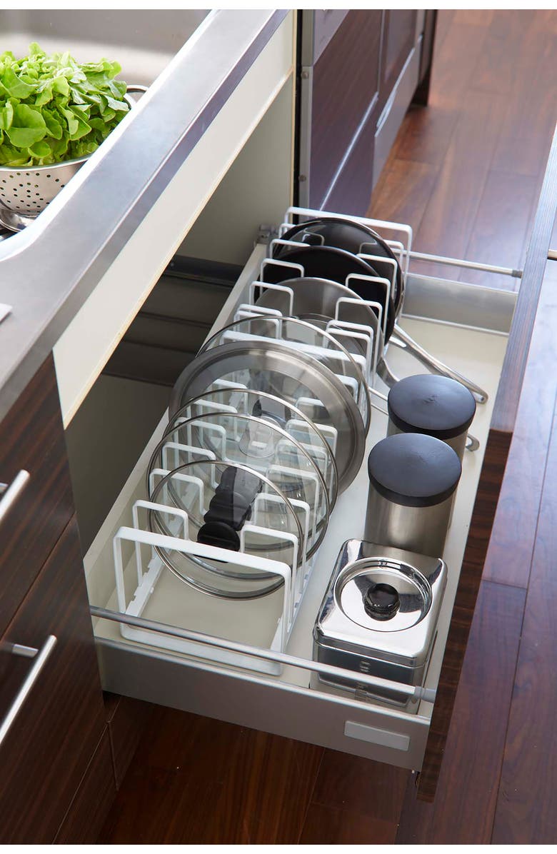 Yamazaki Cupboard Storage Rack, Alternate, color, White