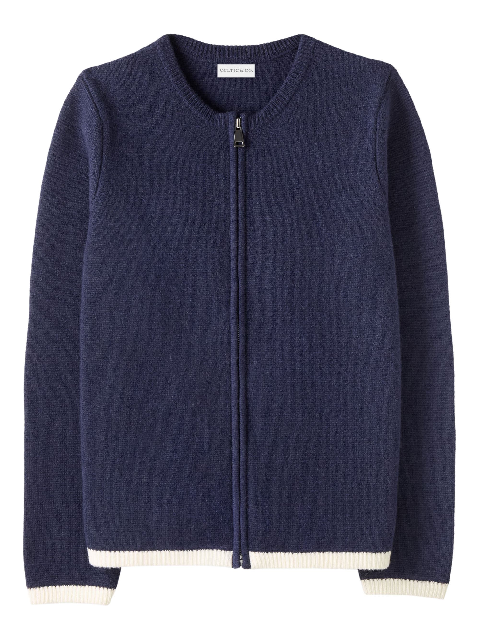 Zip Through Knitted Jacket