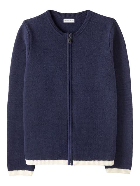 Zip Through Knitted Jacket