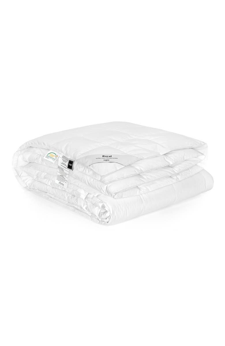Togas Royal goose down comforter, Main, color, White