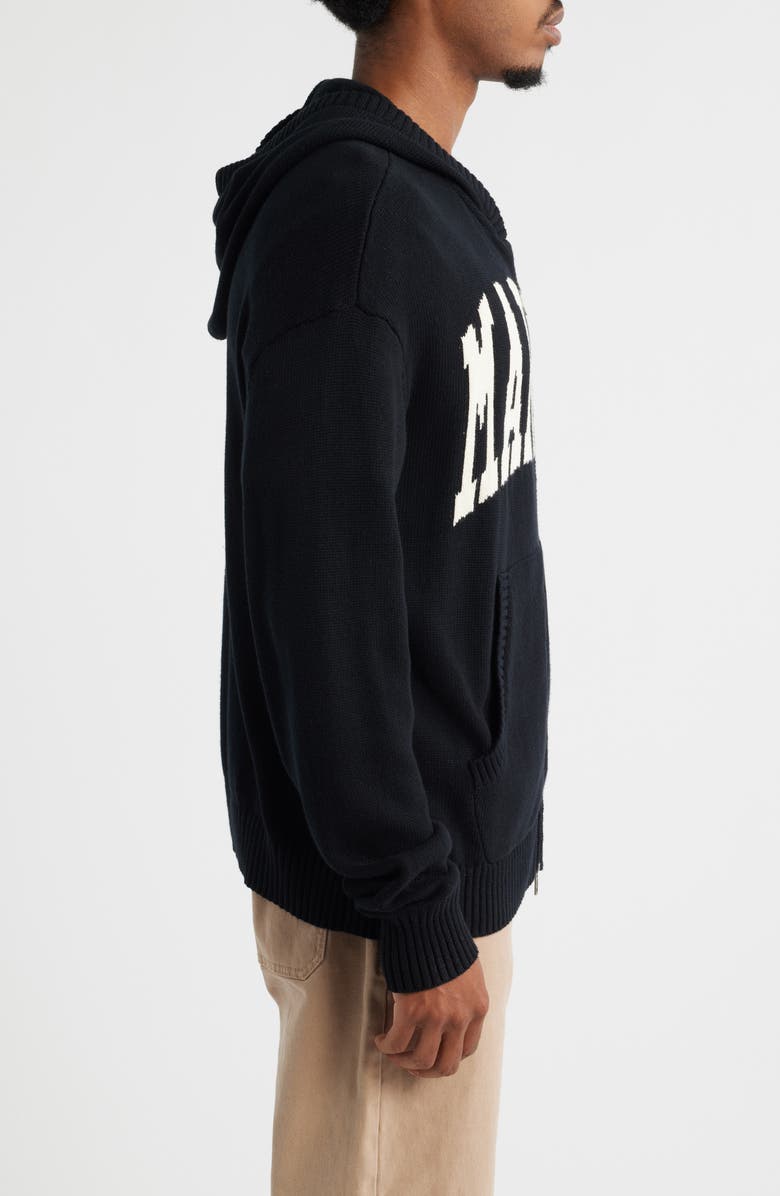 MARKET Classic Jacquard Zip Hoodie, Alternate, color, Pirate-Black