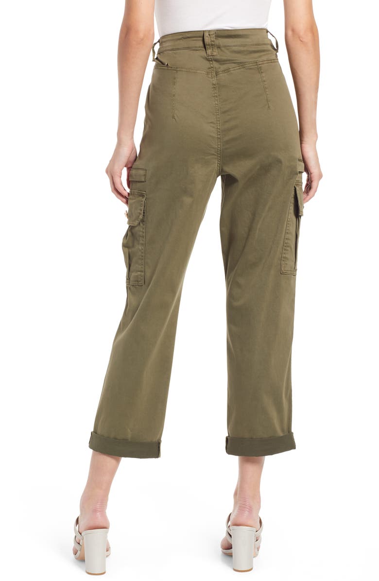 BLANKNYC Stretch Cotton Twill Cargo Pants, Alternate, color,