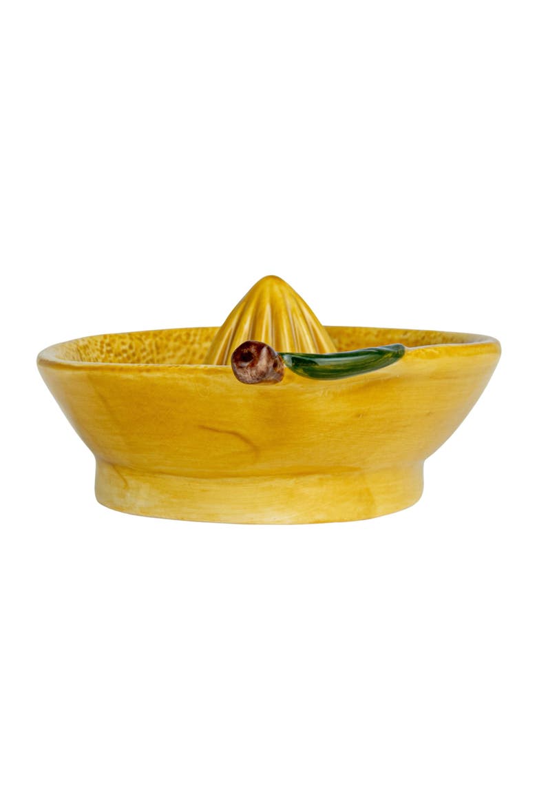 Countryside Citrus Stoneware Lemon Juicer, Multicolor, Alternate, color, Yellow