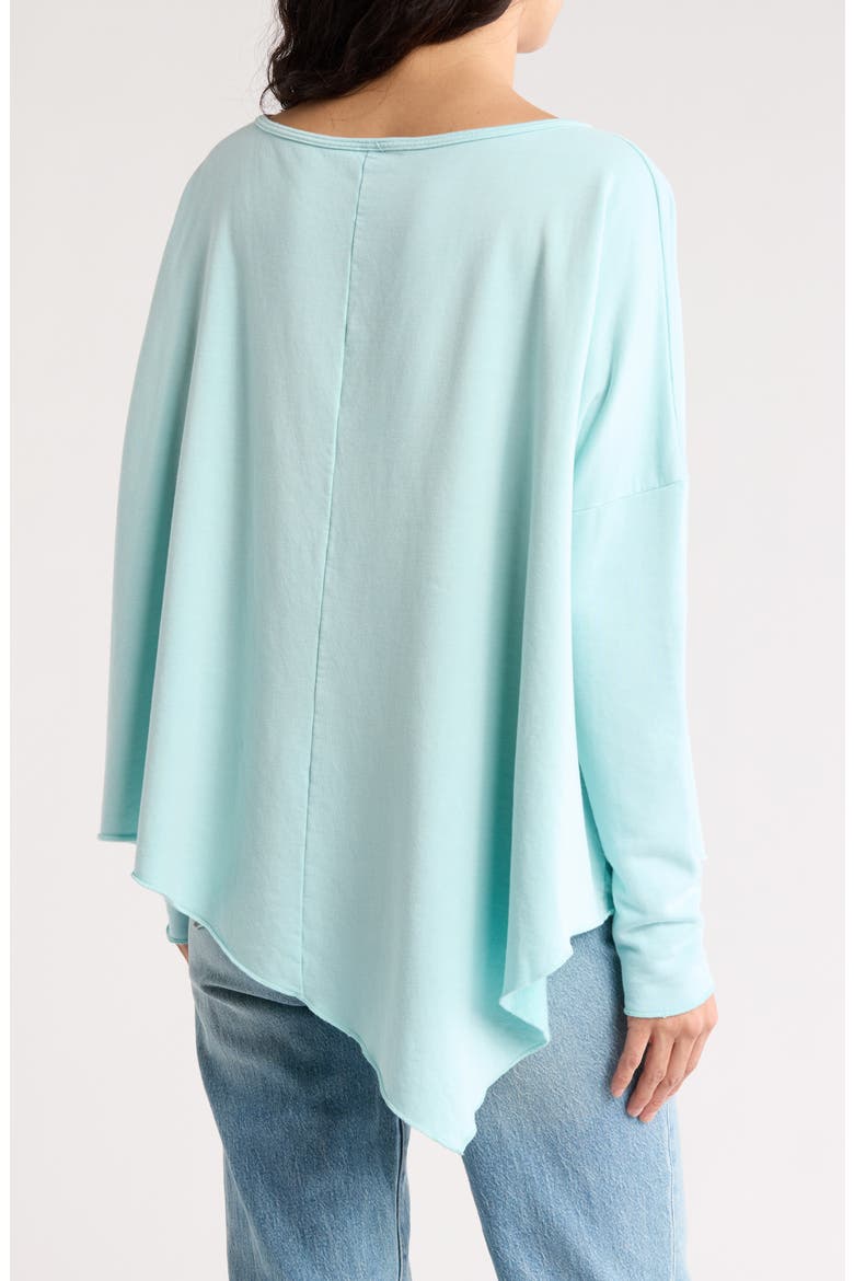 Asymmetric Hem Sweater, Alternate, color, LIMPET SHELL