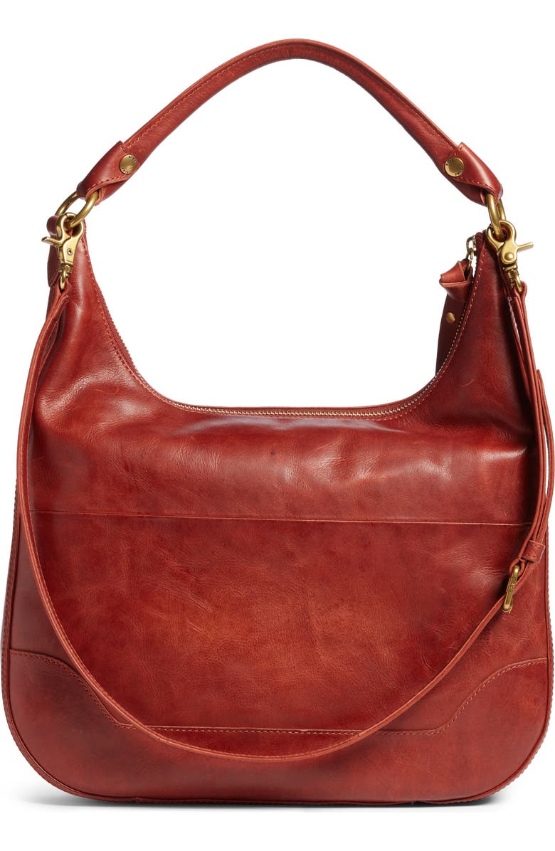 Frye Melissa Large Leather Hobo, Alternate, color,