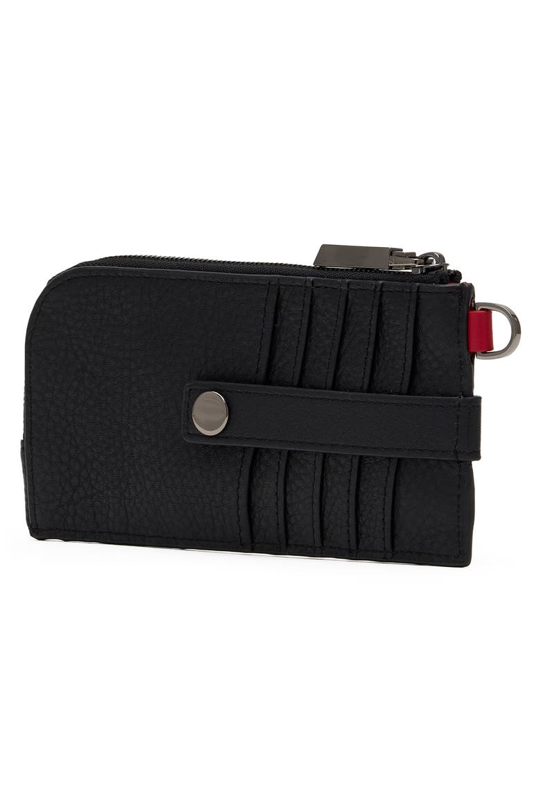 210 East Leather Wallet, Alternate, color, BLACK/ GUNMETAL