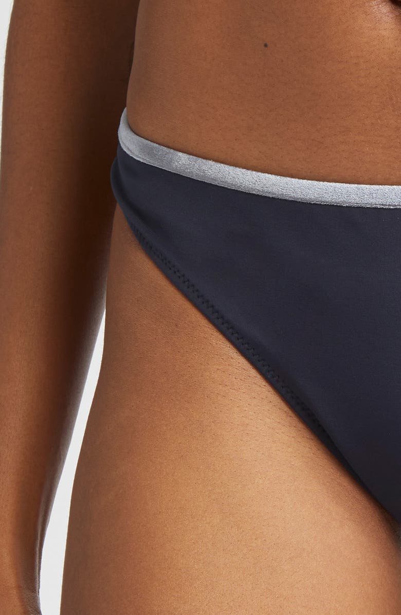 Paloma Wool Lain Velvet Trim Bikini Bottoms, Alternate, color, 