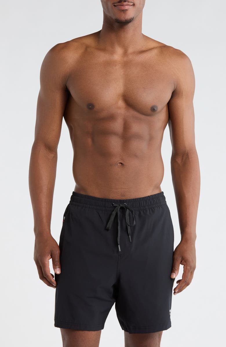 Billabong Afterburner Volley Swim Trunks, Main, color, Black
