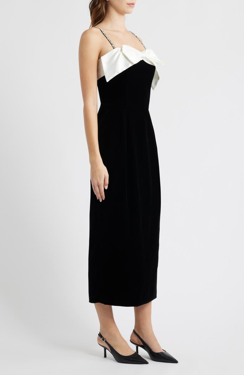 Sister Jane Kelly Velvet Maxi Dress, Alternate, color, Black