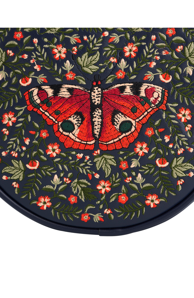 Fable England Chloe Admiral Circle Purse, Alternate, color, Navy