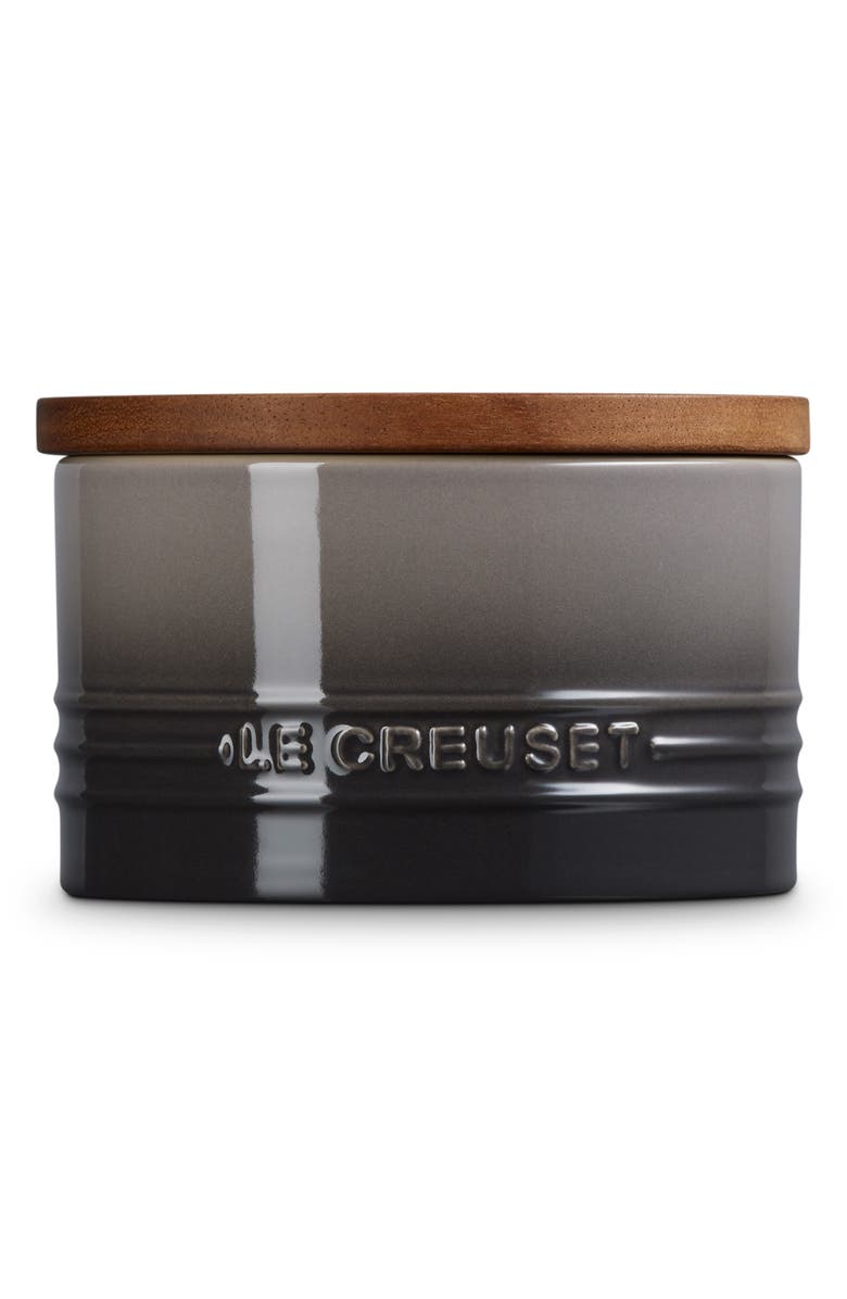 Le Creuset Signature Stoneware 16-Ounce Storage Canister, Main, color, Oyster
