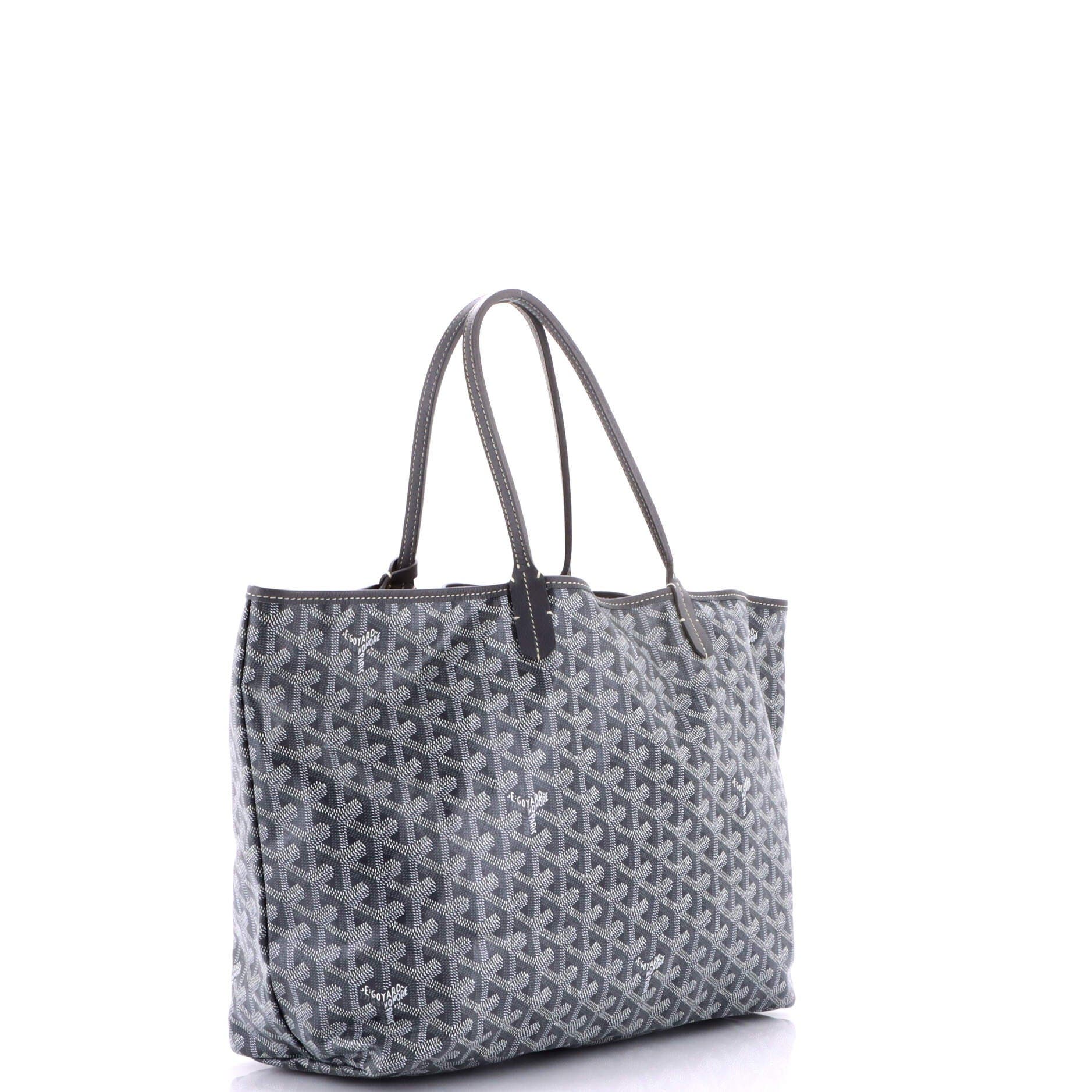 Pre-Owned Goyard Saint Louis Tote Coated Canvas PM, Alternate, color, Gray