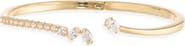 Swarovski Mesmera Mixed-Cut Crystal Open Bangle Bracelet