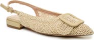 Nicole Miller Embroidered Slingback Flat
